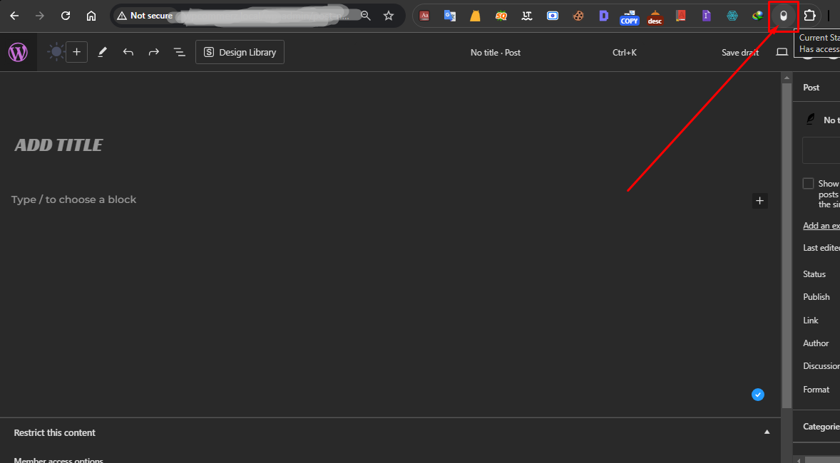 WordPress block editor