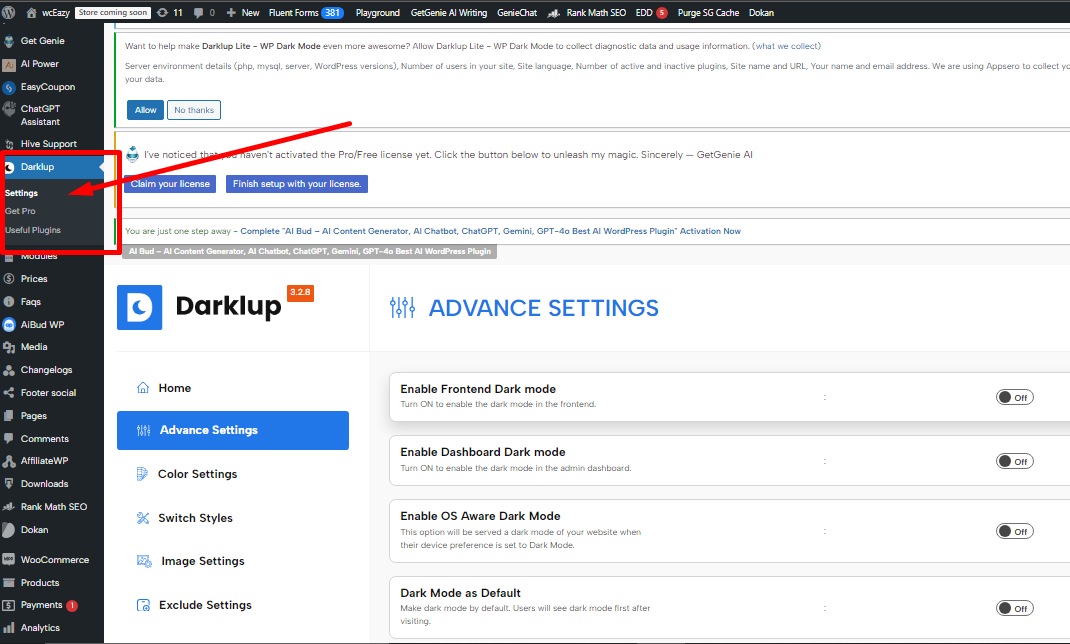 WordPress block editor
